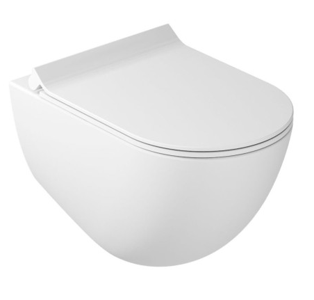 Унитаз GALASSIA Dream 7317 MT подвесной безободковый цвет белый матовый