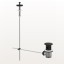Gessi Донный клапан, Technical Accessories, для раковин, 1 1#4", цвет нержавеющая сталь  01421#239