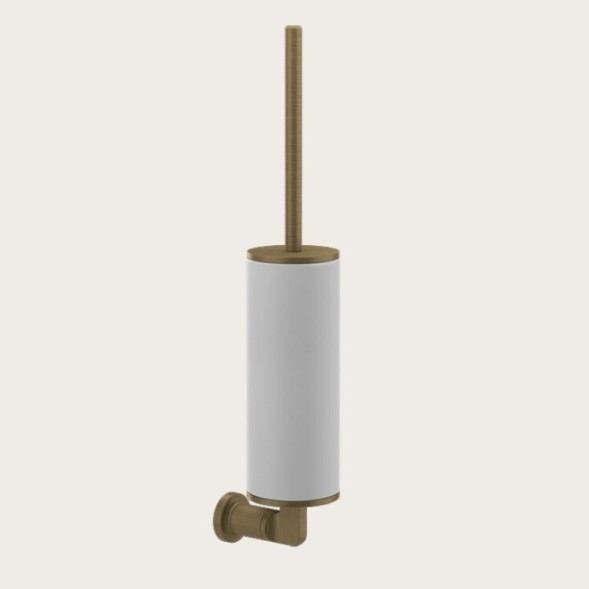 Gessi Ёршик, Inciso, шгв 76*105*475, цвет колбы белый, цвет белый#брашированная бронза
