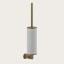 Gessi Ёршик, Inciso, шгв 76*105*475, цвет колбы белый, цвет белый#брашированная бронза