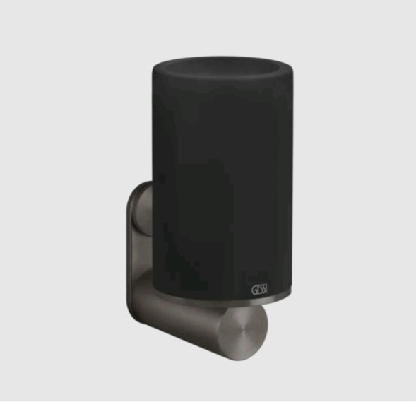 Gessi Стакан, 316, шгв 75*107.5*154, цвет чёрный#брашированная бронза PVD  54708#726