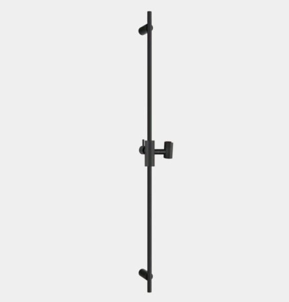 Gessi Штанга для душа, Anello, 900, цвет черный брашированный металл  63485#707