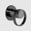 Gessi Смеситель для душа, Anello, на 1 потребитель, цвет черный металл  63409#706