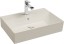 Раковина ISVEA SistemaZ Frame накладная ШГВ 600*420*132 отверстия для смесителя 1 цвет слоновая кость матовый 10SF50060-2K