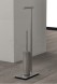 Стойка COLOMBO DESIGN SQUARE B9907.HPS1 напольная с держателем туалетной бумаги и ершиком цвет нержавеющая сталь