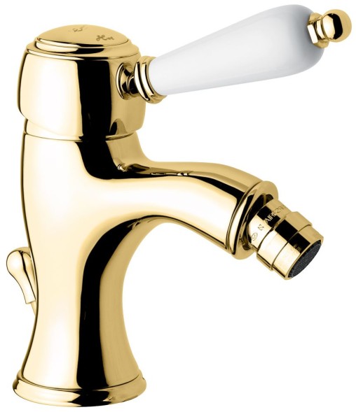 Emmevi Laguna, однорычажный смеситель для биде с донным клапаном, цвет золото 40064/OR