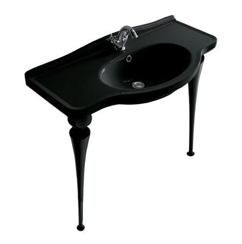 Консоль GALASSIA ETHOS 8447 NE напольная цвет черный глянцевый