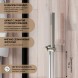 Paini 53PW440TT Душевой набор для встраиваемого смесителя, брашированный никель