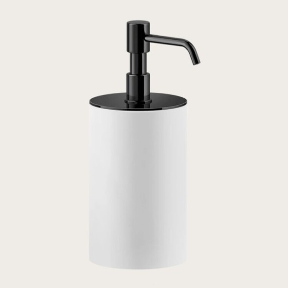 Gessi Дозатор для жидкого мыла, Rilievo, шгв 75*97*194, цвет дозатора белый матовый  59537#279