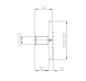 Форсунка боковая Bossini Cubic Flat I00176.073 черный матовый
