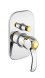 Смеситель для душа встраиваемый Webert Aurora AU860101017, хром/золото