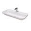 Hidra Gio,  встраиваемая прямоугольная раковина с закругленными краями 80x40x16,5h см, цвет белый матовый