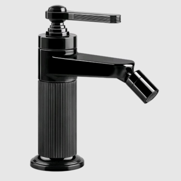 Gessi Смеситель для биде, VENTI20, цвет черный металл  65007#706