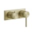 Gessi Смеситель для душа, 316 Bath Shower, на 2 потребителя, цвет Латунь матовая  54079#727