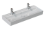 Раковина накладная ISVEA Vea 121 прямоугольная 121см, отверстие под смеситель в комплекте сифон цвет белый 1 10VAS5121I