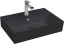 Раковина ISVEA SistemaZ Frame накладная ШГВ 600*420*132 отверстия для смесителя 1 цвет черный матовый 10SF50060-2N