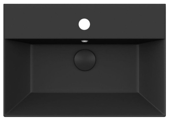 Раковина ISVEA SistemaZ Frame накладная ШГВ 600*420*132 отверстия для смесителя 1 цвет черный матовый 10SF50060-2N