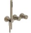 Gessi Смеситель для душа, Habito Diamantato, на 2 потребителя, цвет Никель матовый 70638#149