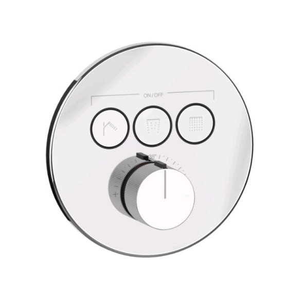 Gessi Смеситель для душа, HI FI Comfort, на 3 потребителя, цвет хром 38716#031