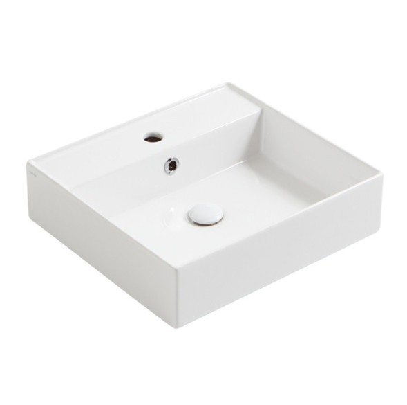 Раковина SIMAS AGILE подвесная или накладная с одним отверстием цвет белый матовый AG51.BM