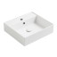 Раковина SIMAS AGILE подвесная или накладная с одним отверстием цвет белый матовый AG51.BM