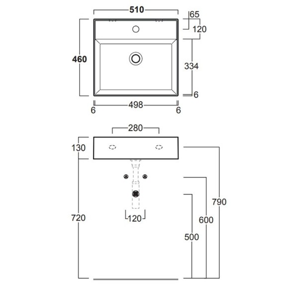 Раковина SIMAS AGILE подвесная или накладная с одним отверстием цвет белый матовый AG51.BM