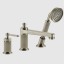 Gessi Смеситель для ванны и душа, VENTI20, цвет Никель матовый 65037#149