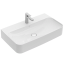 Villeroy&amp;Boch Раковина, Finion, шгв 800*470*130, отверстия для смесителя-1 сквозное, 2 промаркированных, CeramicPlus, цвет-камень белый 41688LRW