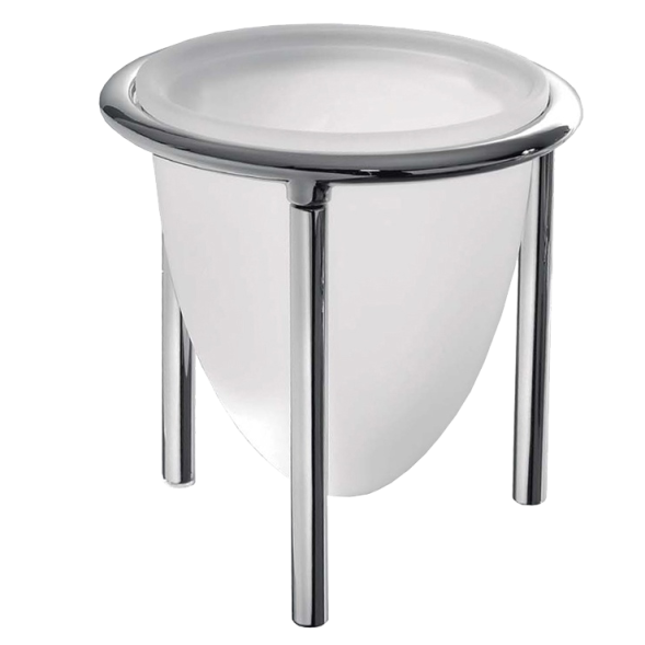 Стакан COLOMBO DESIGN KHALA B1841 настольный цвет хром