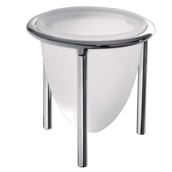 Стакан COLOMBO DESIGN KHALA B1841 настольный цвет хром