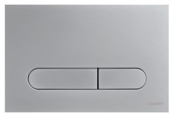 Duravit Клавиша смыва, DuraSystem, для унитаза, шгв 230*6,5*150,5, цвет хром матовый WD50090MC000/WF5100031010