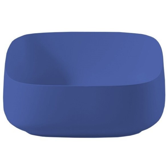 Раковина Artceram Cognac Quadro накладная  цвет blu zaffiro COL007 16 00