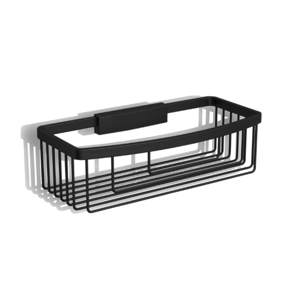 Душевая полка LANGBERGER VICO 72360T-BPC подвесная цвет черный матовый