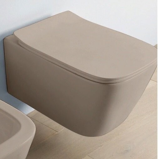 Унитаз Artceram A16 подвесной безободковый  цвет marrone matera ASV003 41 00