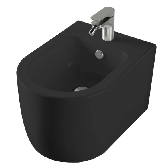 Биде Artceram Monet подвесное  с одним отверстием цвет черный матовый MNB001 05 00