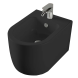 Биде Artceram Monet подвесное  с одним отверстием цвет черный матовый MNB001 05 00