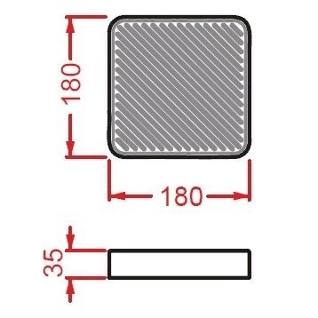 Мыльница Artceram Cartesio накладная цвет серый CAC001 34 00