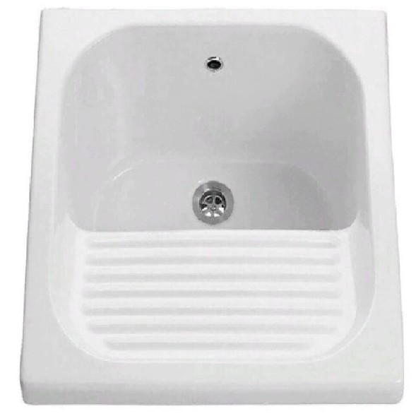 Раковина GALASSIA OSIRIDE 2003 хозяйственная встраиваемая сверху на тумбу 9001