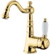 Emmevi Laguna, однорычажный смеситель для биде с донным клапаном, цвет золото 40514/OR