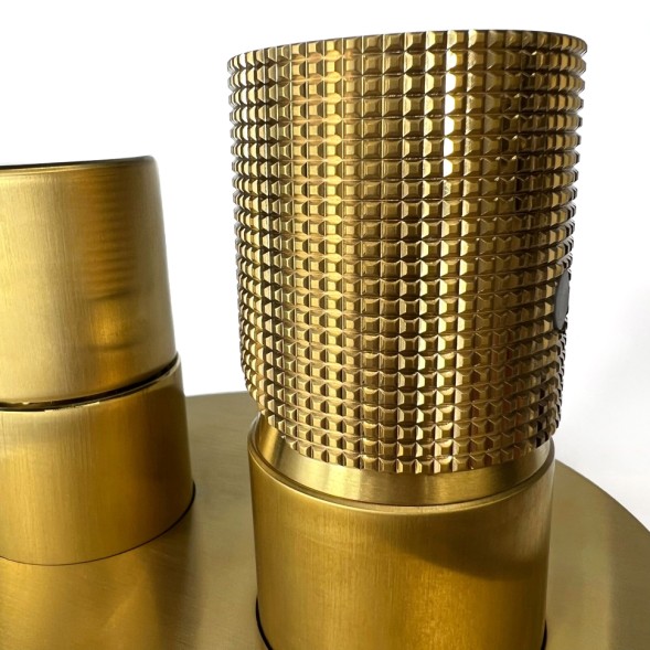 Paini 7GPJ6911 Смеситель для ванны Кокс Грип встраиваемый, брашированное золото