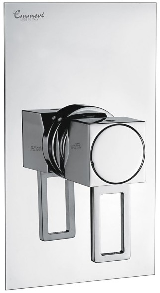 Emmevi Gea, однорычажный встраиваемый смеситель для душа, ручка со стержнем, цвет хром 26009LA/CR