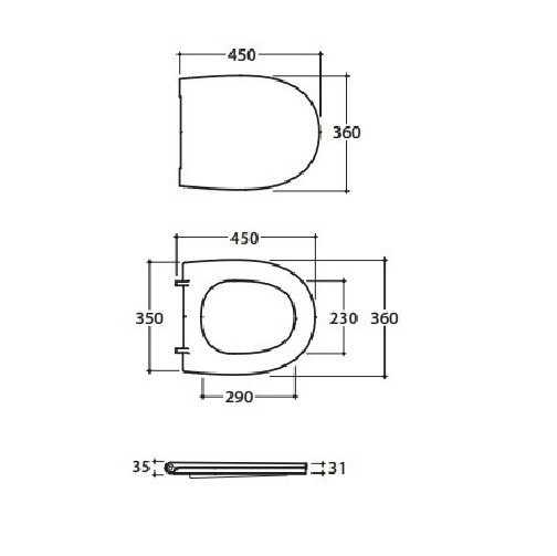 Сиденье с крышкой GLOBO 4ALL с микролифтом цвет белый матовый MDR20BO