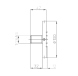 Форсунка боковая Bossini Tondo Flat I00175.073 цвет черный матовый