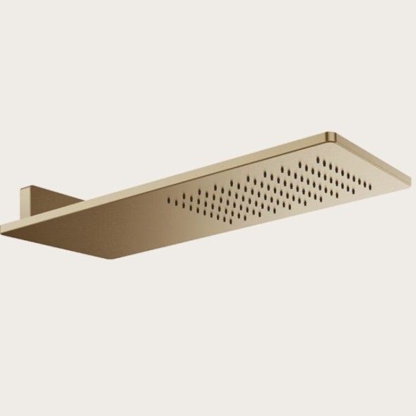 Gessi Верхний душ, VENTI20, 328*328, цвет брашированная бронза PVD  65149#726