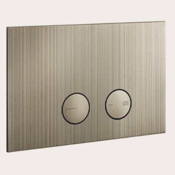 Gessi Клавиша смыва, Ingranaggio, Tece TeceProfil, TeceBox, для унитаза, шгв 215*12*145, цвет теплая бронза  54641#735