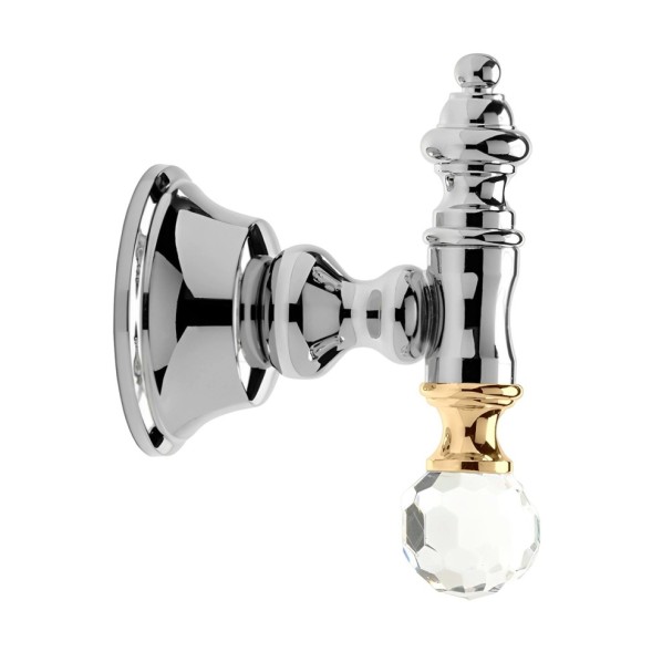 Крючок для ванной Webert Karenina KA500401017, хром/золото