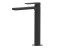 AQG Alpha, высокий однорычажный смеситель для раковины без донного клапана, цвет черный матовый