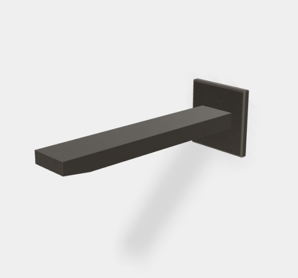 Излив, Fima Carlo Frattini, Shower accessories, цвет-хром черный брашированныйF2424CS