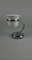 Stil Haus Giunone, настольный керамический стакан, цвет хром