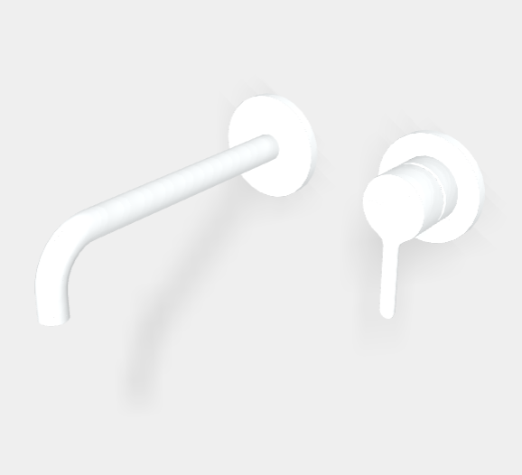 Смеситель для раковины, Fima Carlo Frattini, Snap, цвет-белый матовый F3121WLX9BS